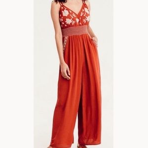 American Eagle Burnt Orange Jumpsuit